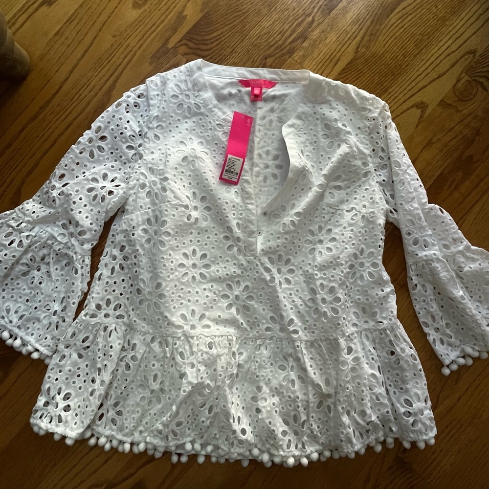 NWT Lilly Pulitzer Bekah eyelet top